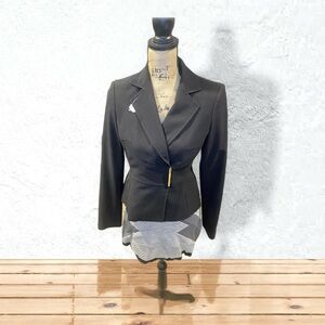 Calvin Klein Black Blazer with Gold Detail